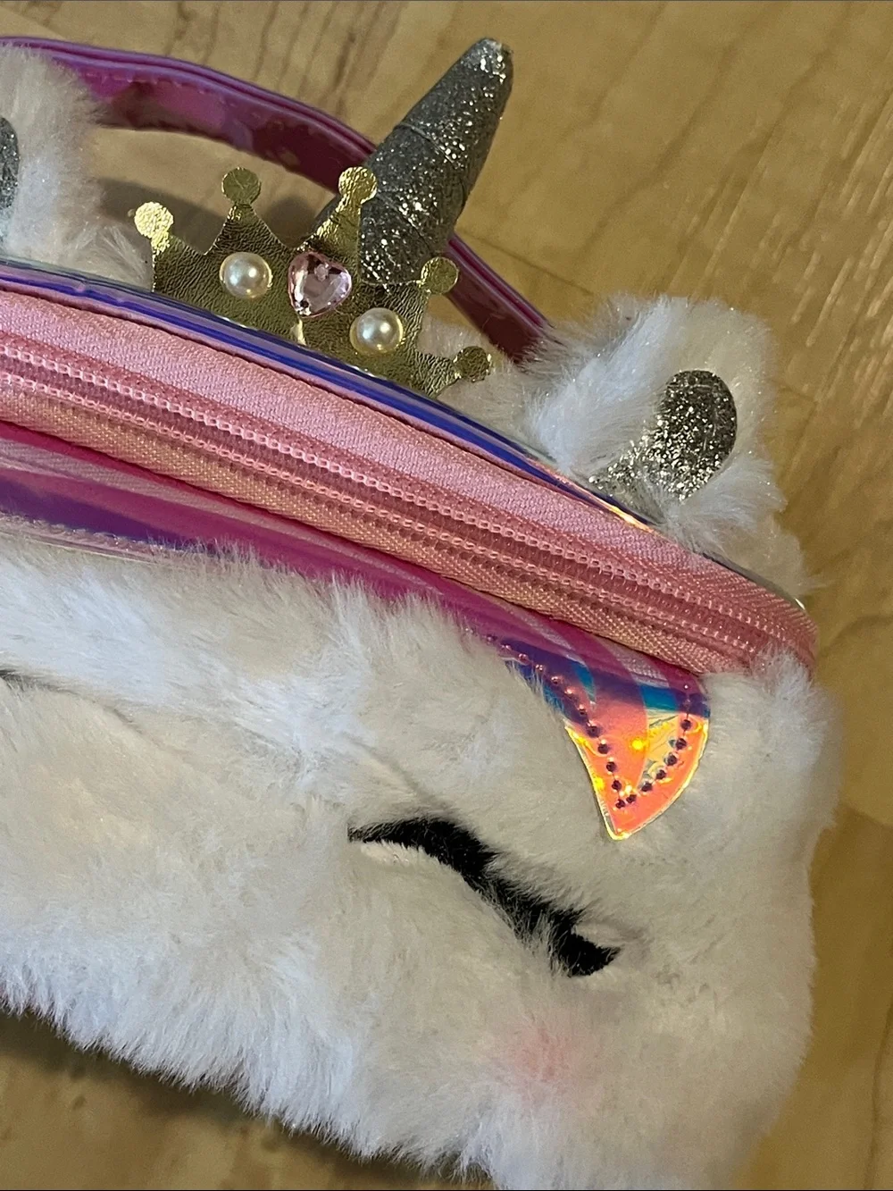 Claire’s 🦄 Unicorn 3-Piece Bundle | Cosmetic Bag Sleep Mask & Lip Gloss NWT